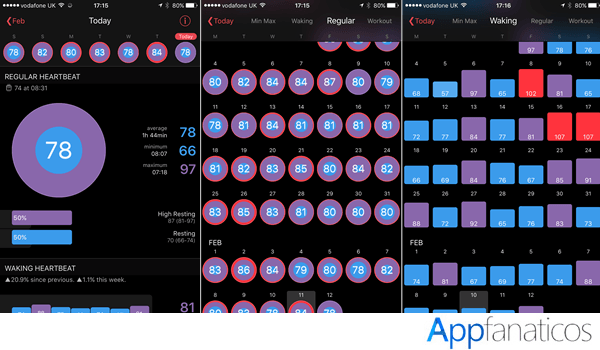 HeartWatch app