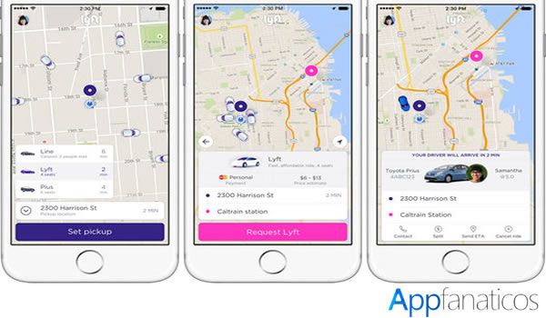 Lyft app de transporte