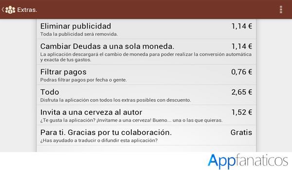 Settle Up app finanzas personales