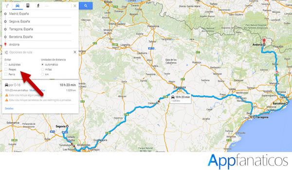 google maps aplicacion