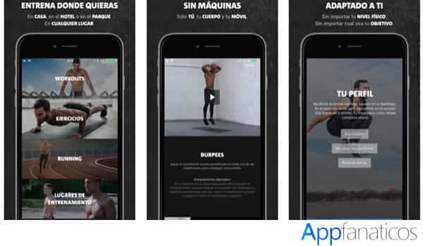 app enternamiento Freeletics Bodyweight