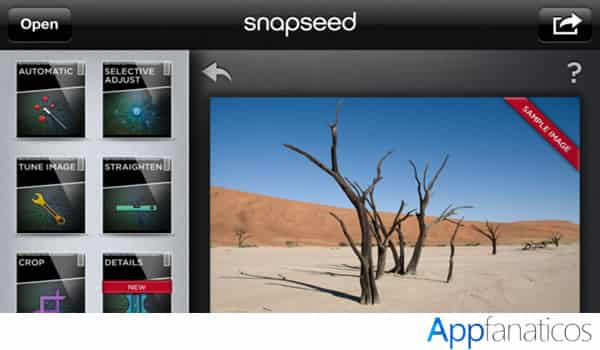 Snapseed app