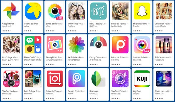 aplicaciones de fotografia