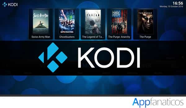 Kodi app de multimedia de entretenimiento